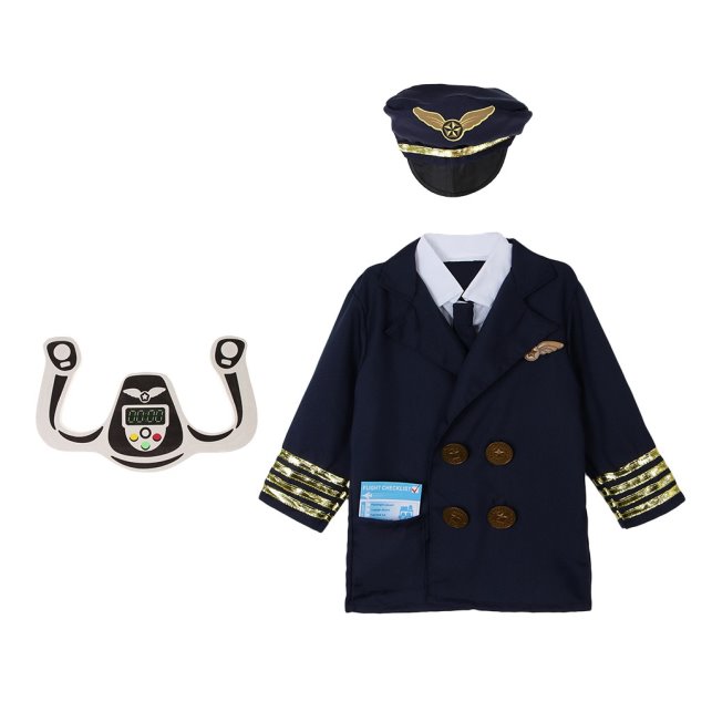 Almencla〕3pcs/Set Festival Party Kids Pilot Aviator Suit Costumes Halloween  Role Play | Shopee Malaysia